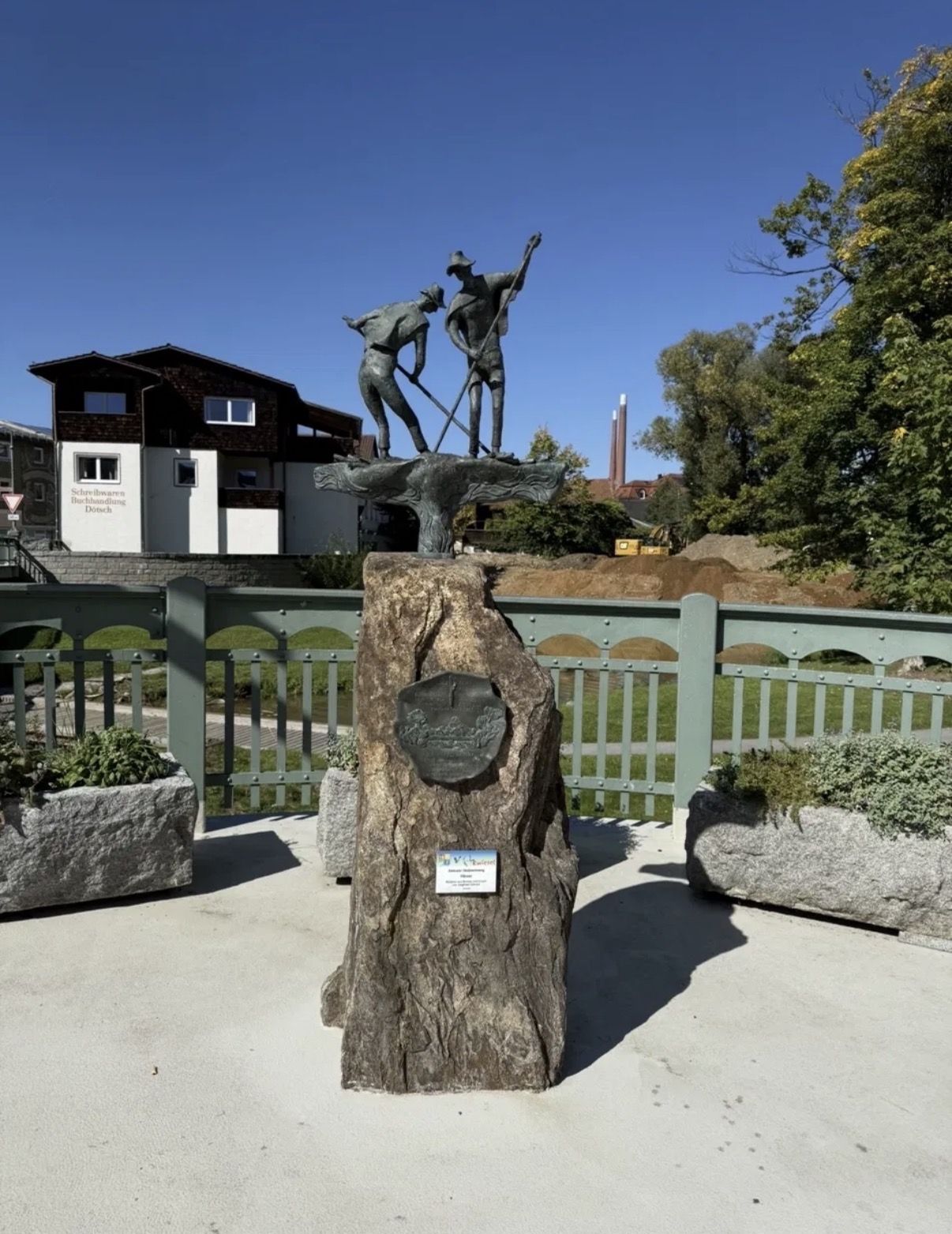 Flößer-Denkmal Zwiesel