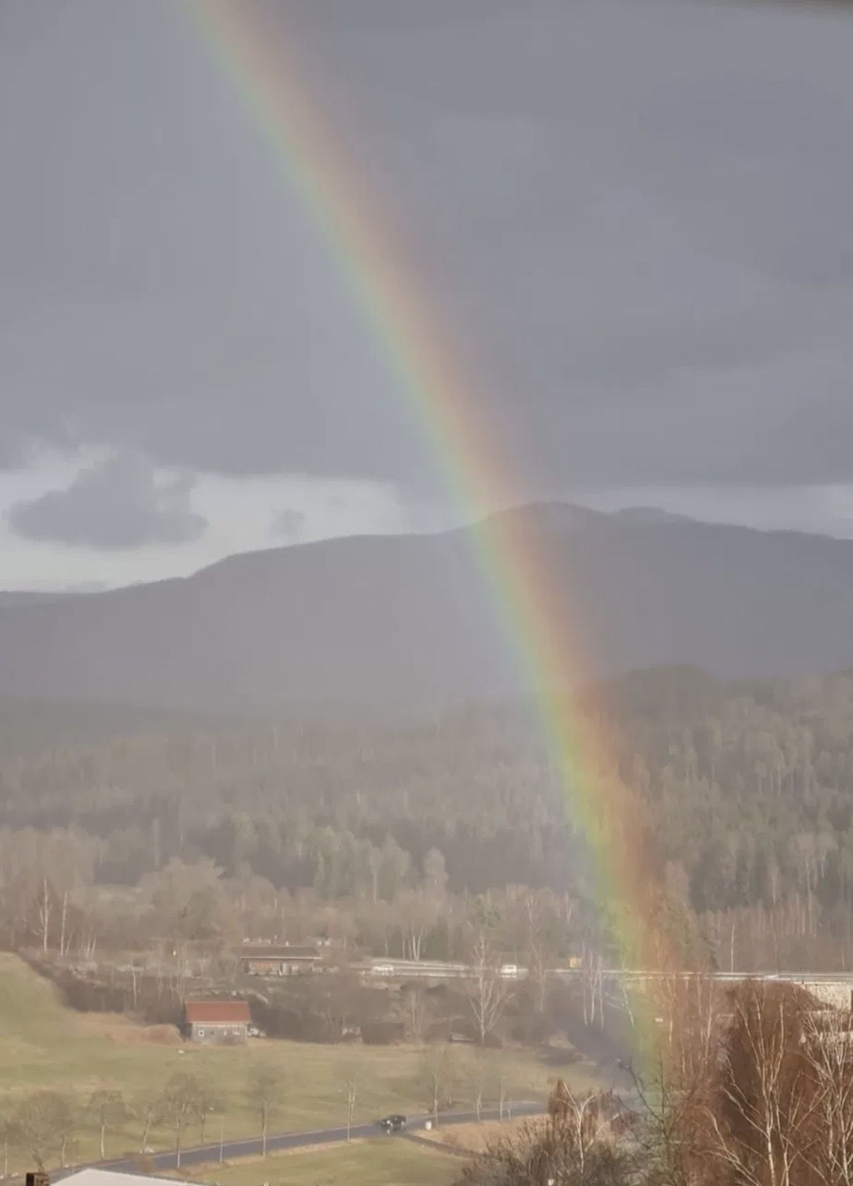 Regenbogen über Zwiesel